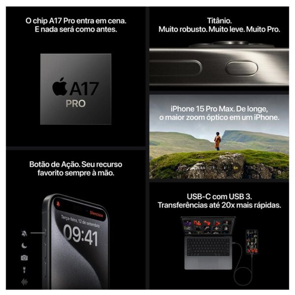 iPhone 15 Pro 256GB ( Lacrado ) - Image 2